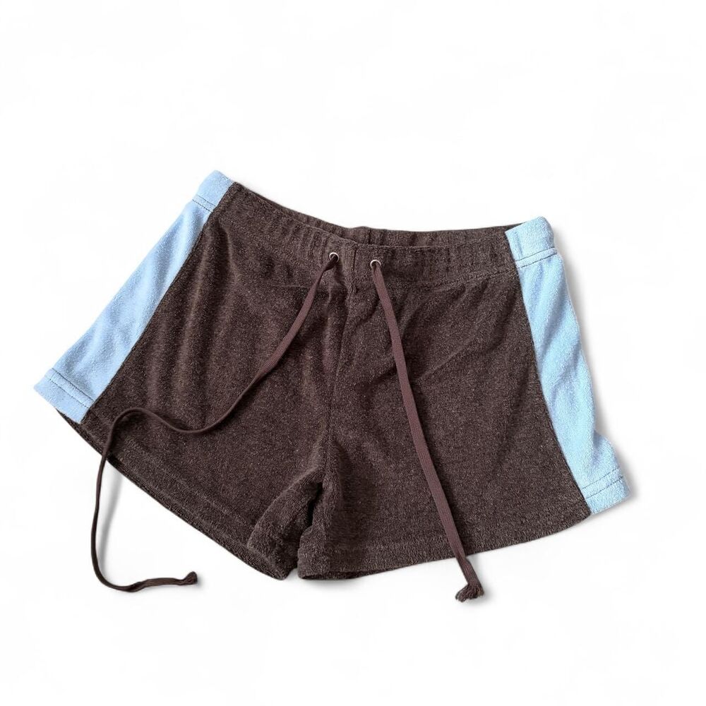 Unbranded Women's Brown and Blue Shorts